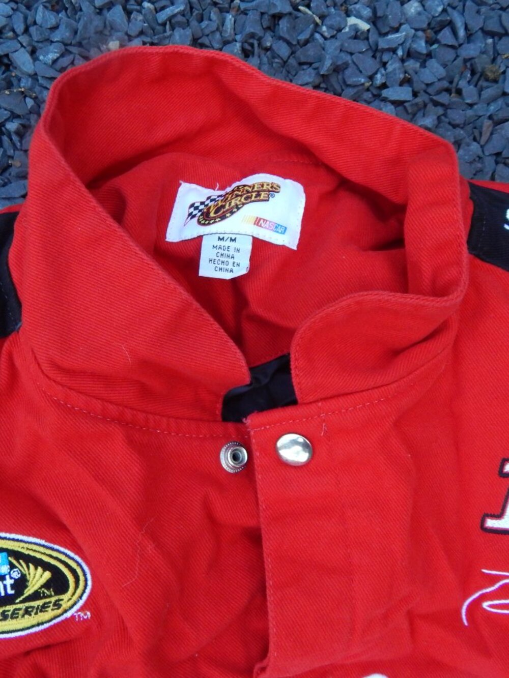 Vintage Office Depot Old Spice Nascar Tony Stewart Jacket Winners Circle Medium* - Picture 3 of 5